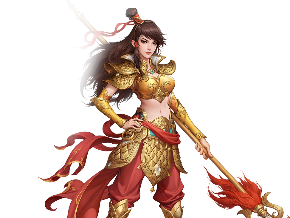 问道手游金系女角色立绘